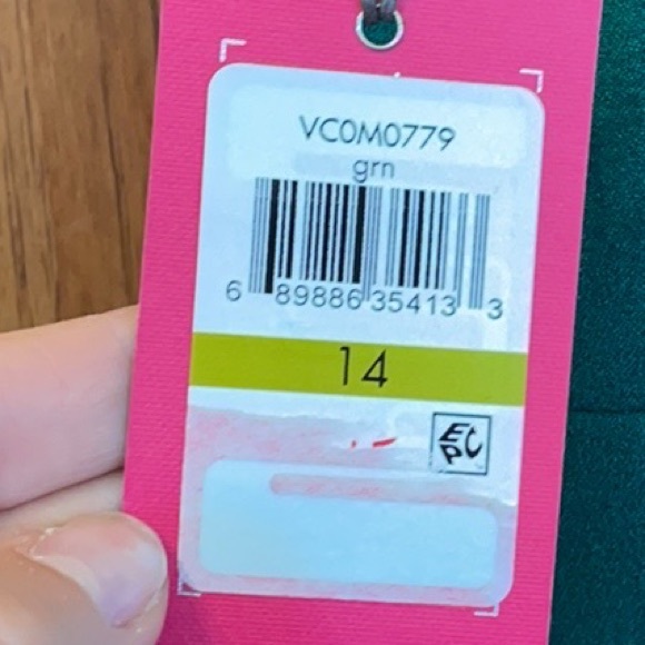 NWT Vince Camuto Bow Neck Halter Cropped Jumpsuit - Picture 7 of 7